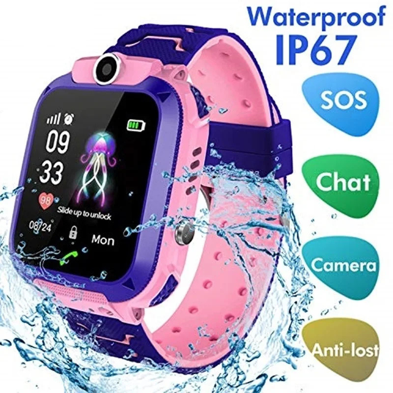 Smartwatch Watches Birthday Gift For Boys - 2g crianças relógio inteligente chamada sos