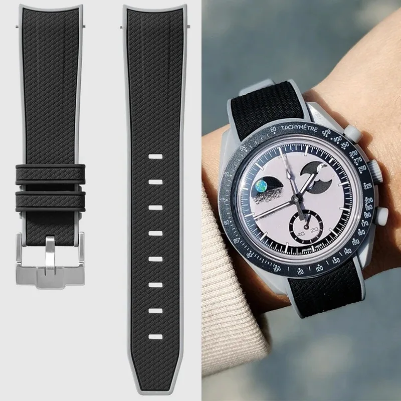 Omega Watch Speedmaster - Pulseira de extremidade curvada para Omega