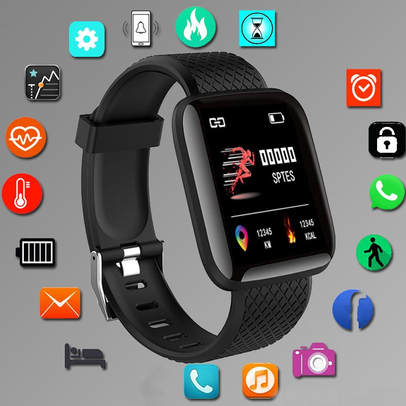 Smartwatch Digital Watches For Men - Esporte smartwatch pulseira de fitness controle