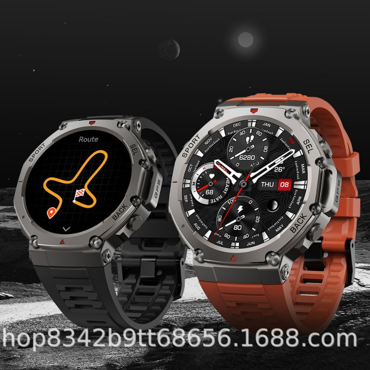 Altimeter Compass Watch - Relógio Inteligente DM58, Tela AMOLED, Chamada