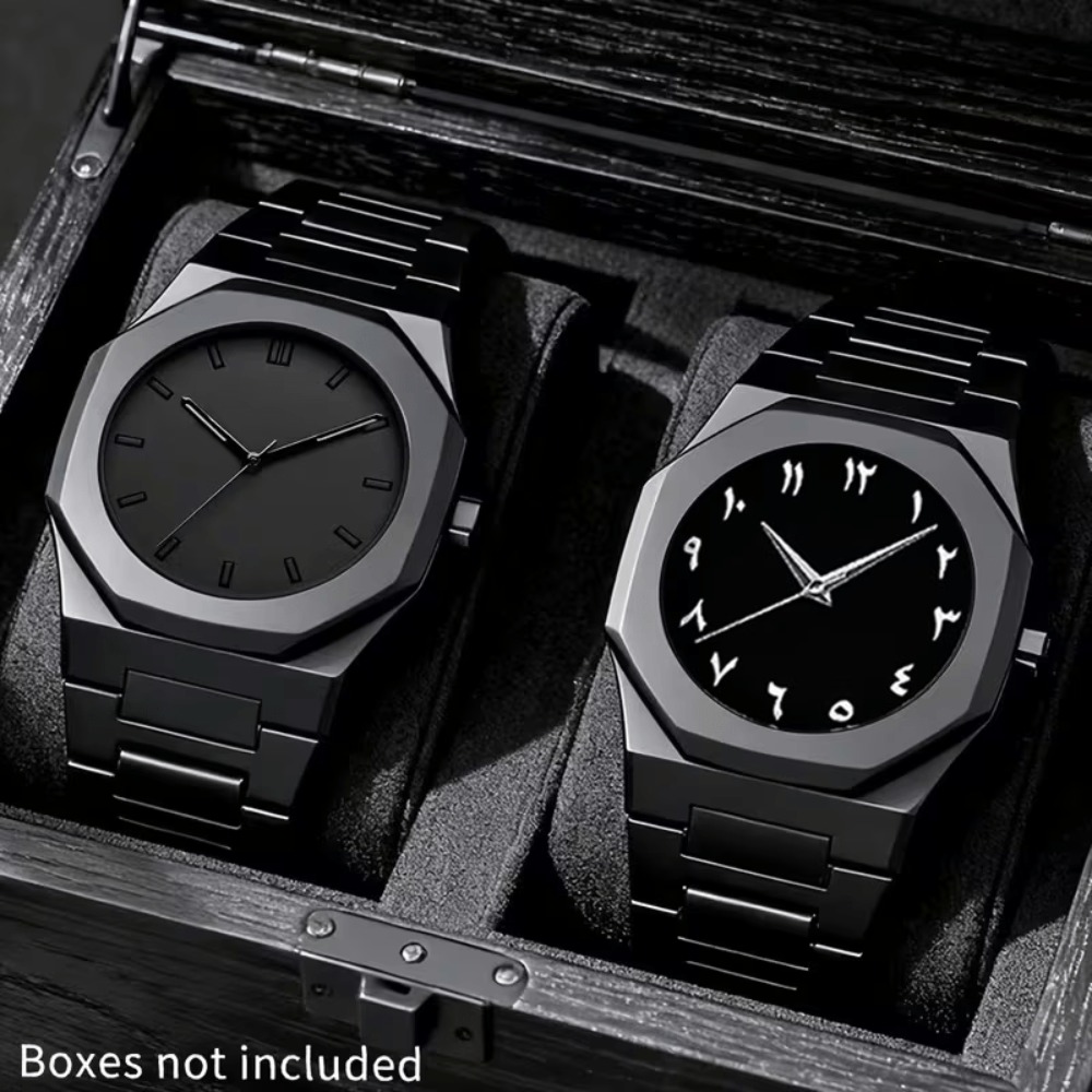 Smartwatch Watches Birthday Gift For Men - 2 relógios de pulso de quartzo,