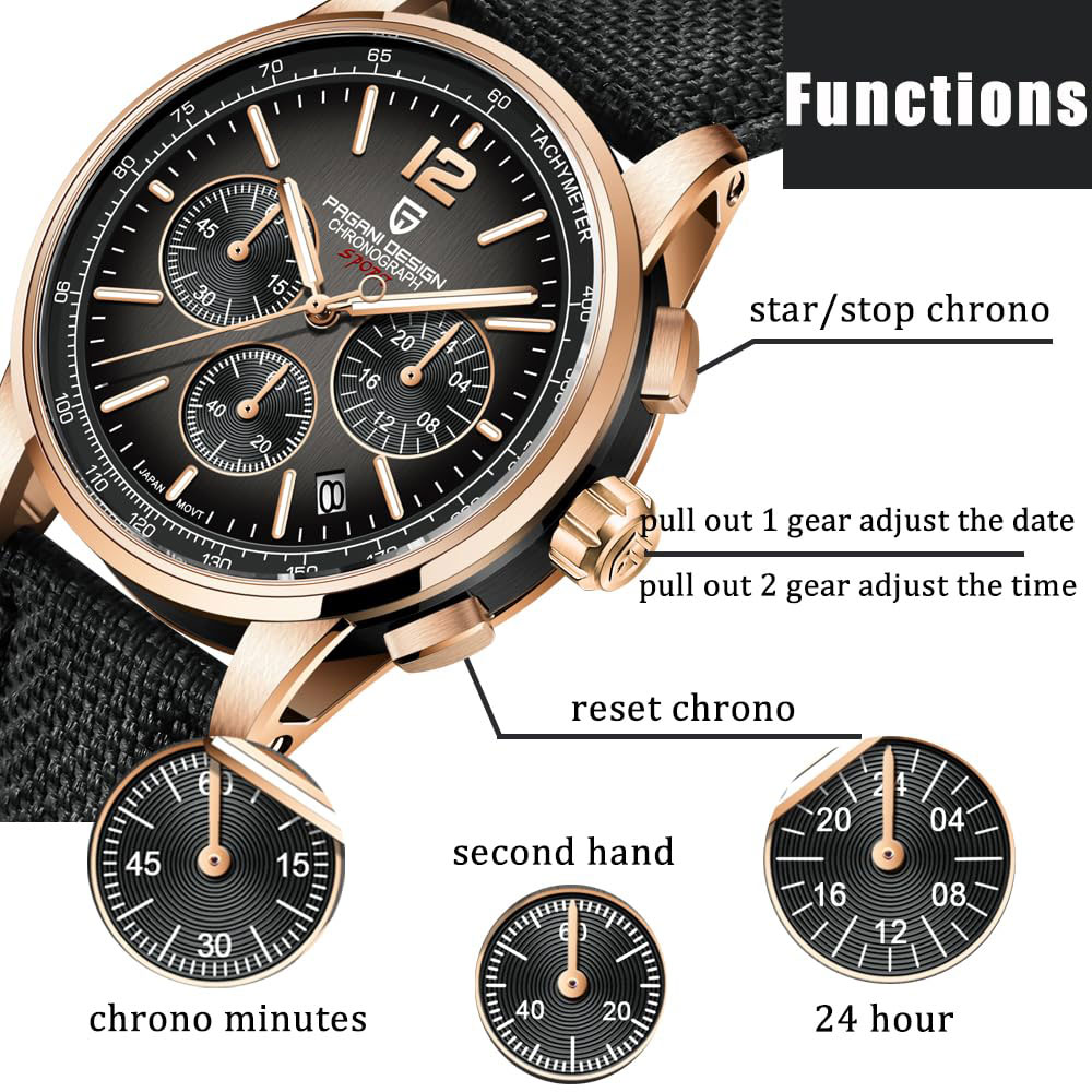 Smartwatch Watches For Men Brands - Pagani design novo relógio masculino 41mm