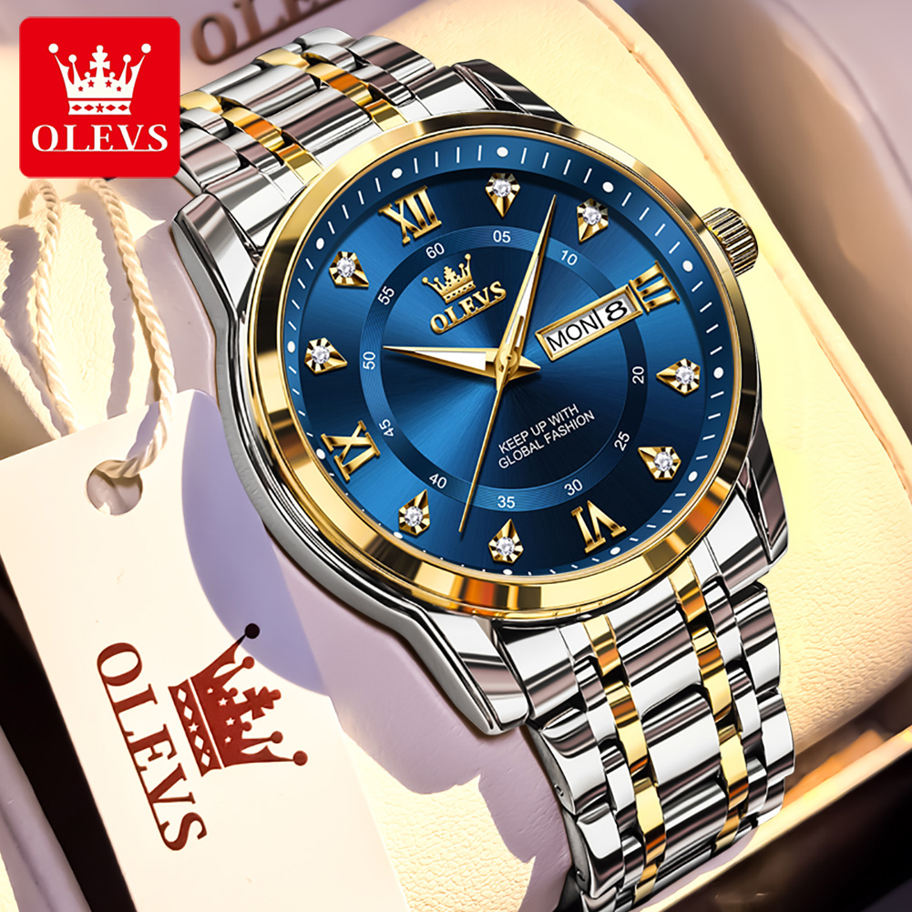 Smartwatch Watches For Men Brands - Olevs marca moda relógios masculinos de