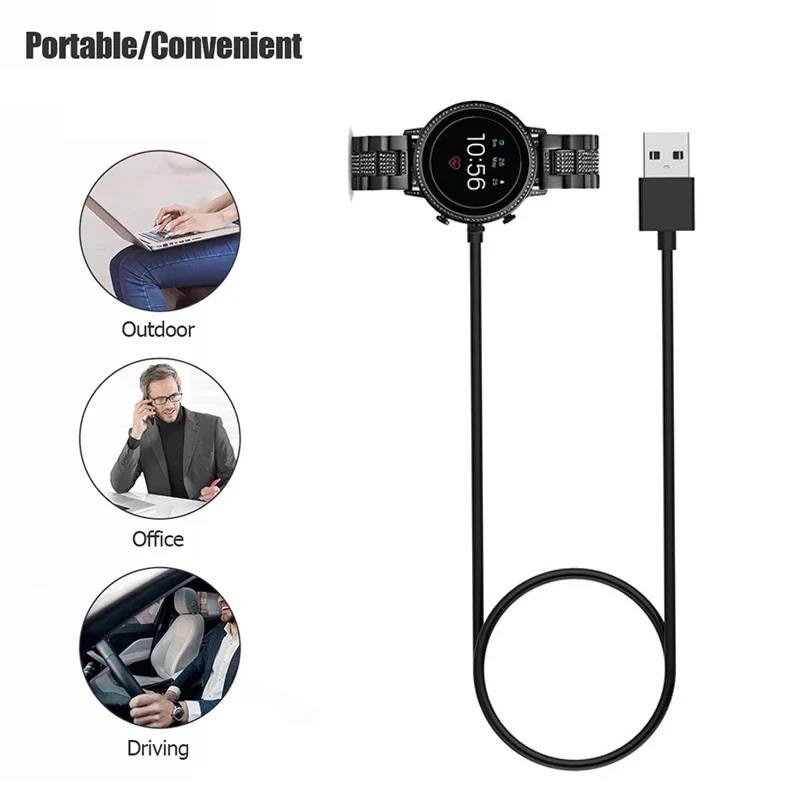 Fossil Watches Smartwatch Charger - Doca de carregador rápido magnético usb
