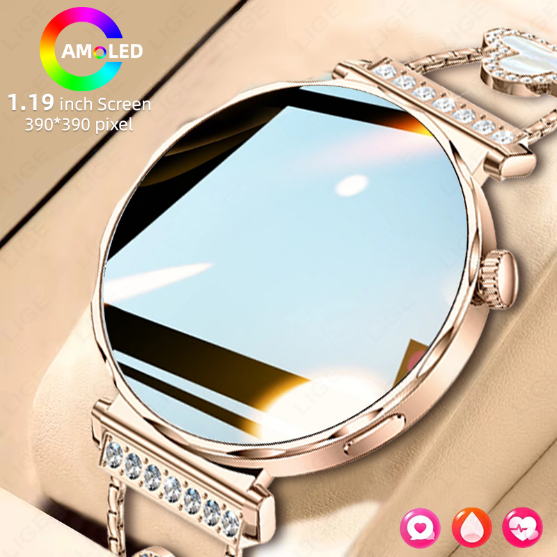 Smartwatch Luxury Watches For Women - Lige luxo relógio inteligente feminino tela
