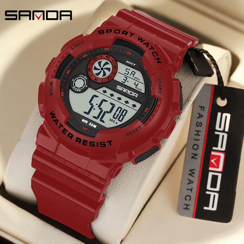 Chronograph Sport Watch - Sanda g estilo moda feminina relógios