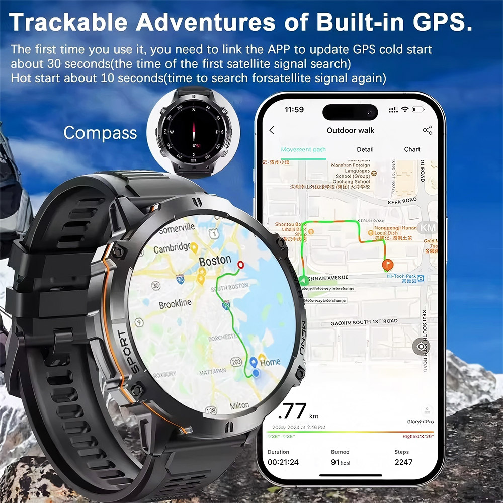 Relógio Inteligente Esportivo  - Altimeter Compass Watch avaliação e preço