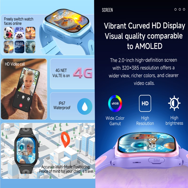 Relógio Inteligente 4G para Cr - Smartwatch Watches For Boys avaliação e preço