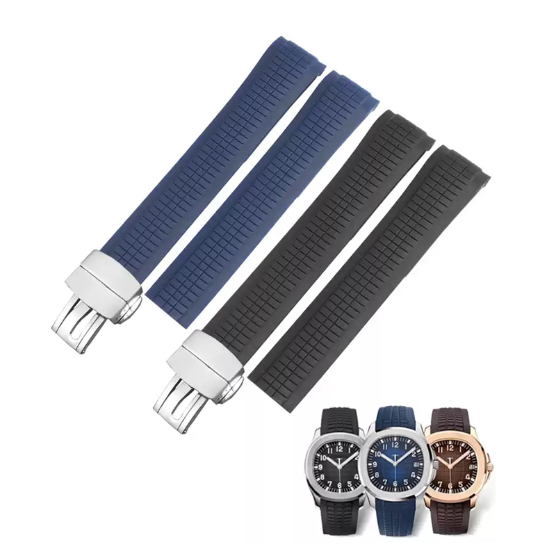 Pulseira de relógio de borrach - Patek Philippe Watch Aquanaut avaliação e preço