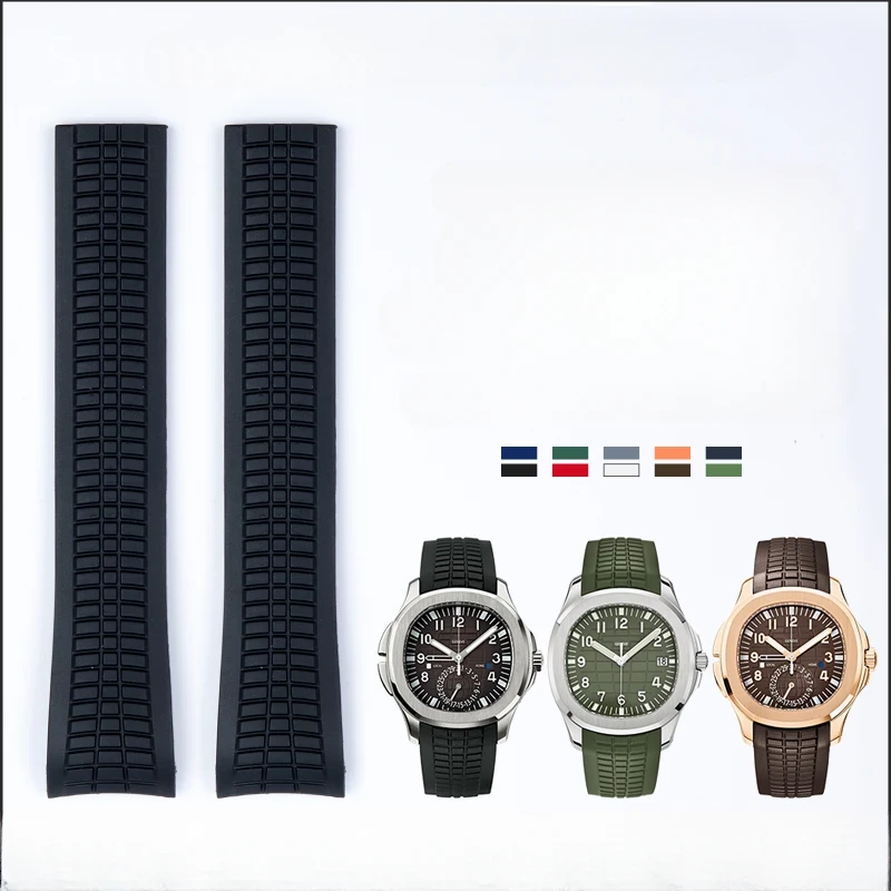 Pulseira de silicone à prova d - Patek Philippe Watch Aquanaut avaliação e preço