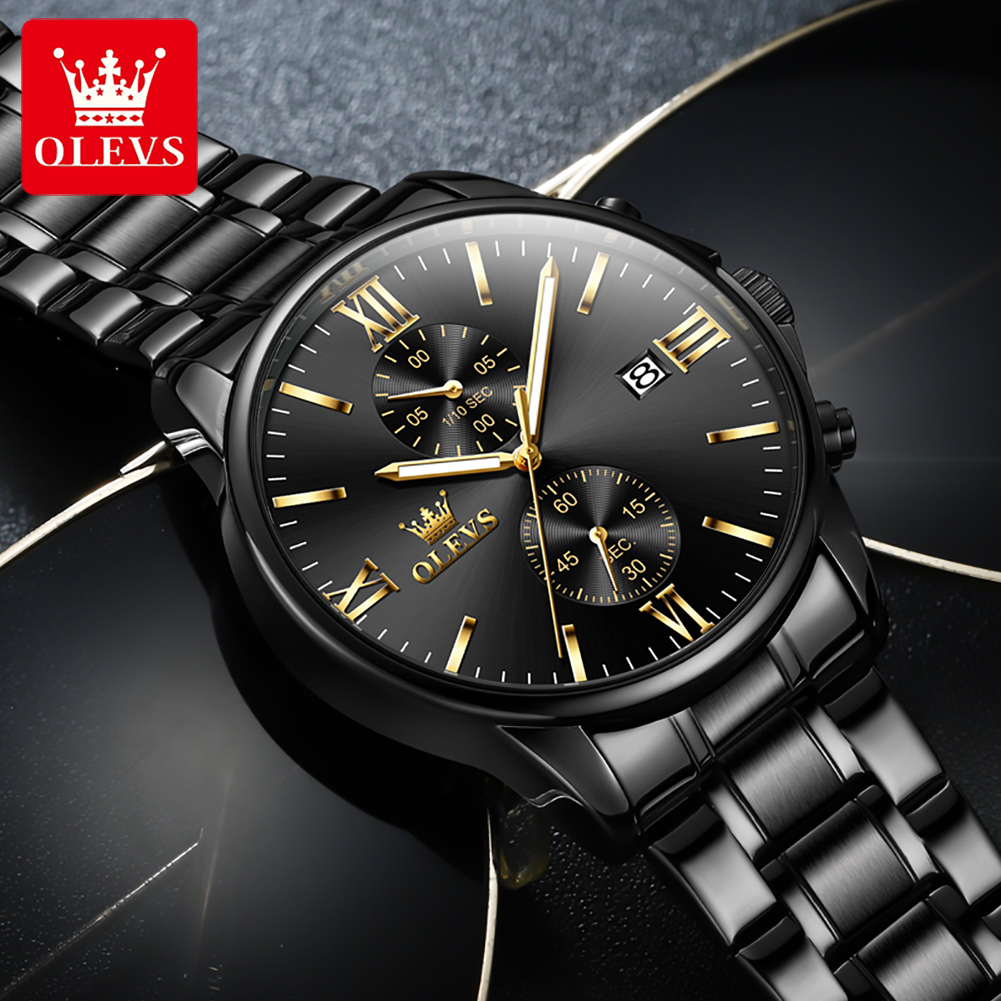 Olevs 2886 clássico relógio de - Smartwatch Watches For Men Brands avaliação e preço