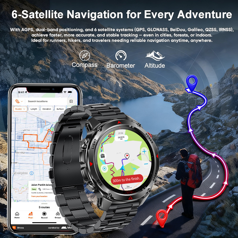 Novo Smartwatch Forerunner 570 - Altimeter Compass Watch avaliação e preço