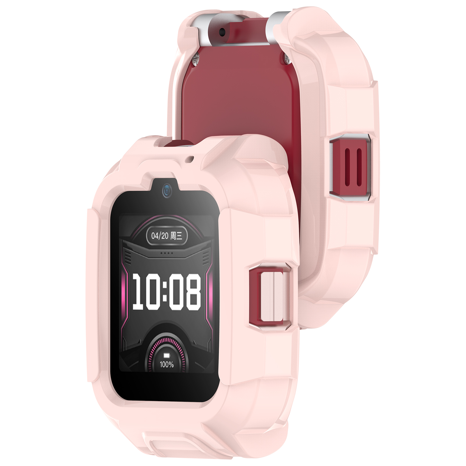 Capa Protetora de TPU para Sma - Smartwatch Pink Watches For Kids avaliação e preço