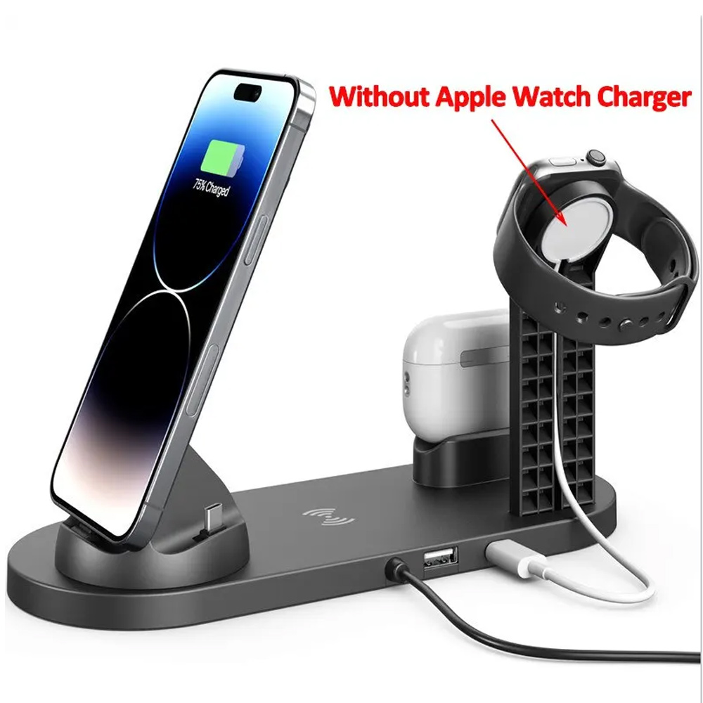 Carregador Sem Fio 7 em 1 de 3 - Watch 7 Smartwatch Iphone avaliação e preço