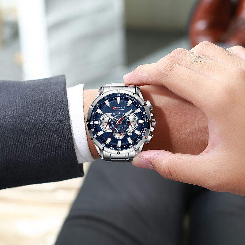Curren relógio de pulso mascul - Smartwatch Watches For Men Brands avaliação e preço