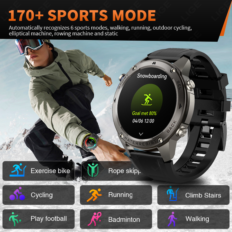 Novo Smartwatch Militar Ultra  - Watch Smartwatch avaliação e preço