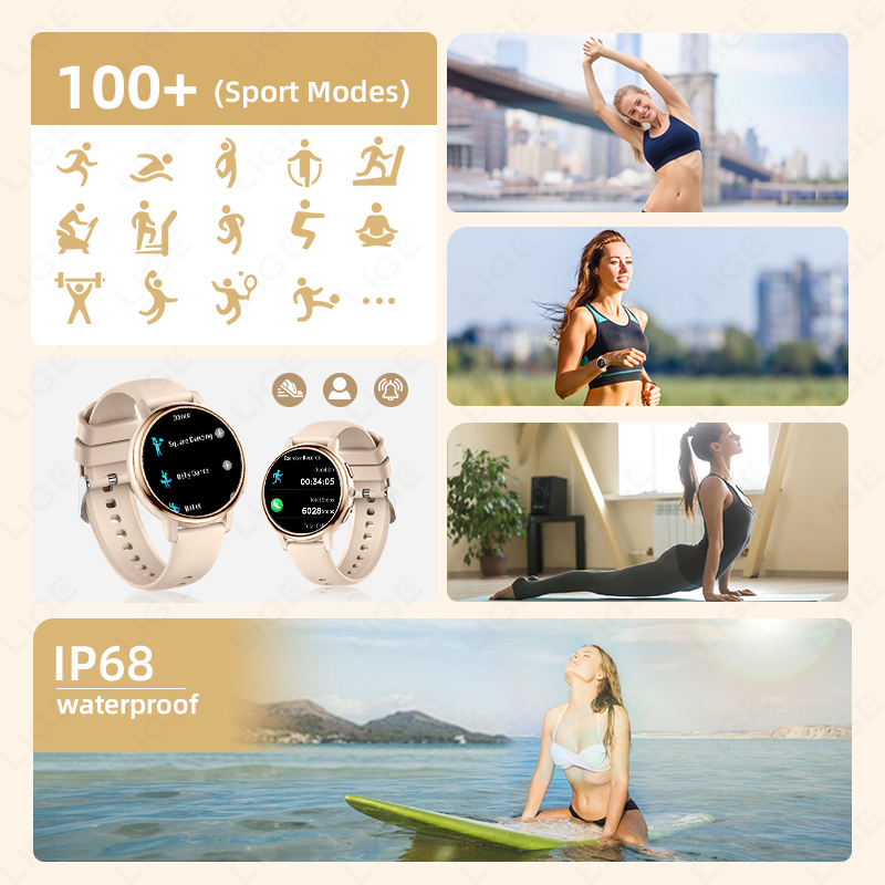 Relógio Inteligente Feminino L - Smartwatch Luxury Watches For Women avaliação e preço