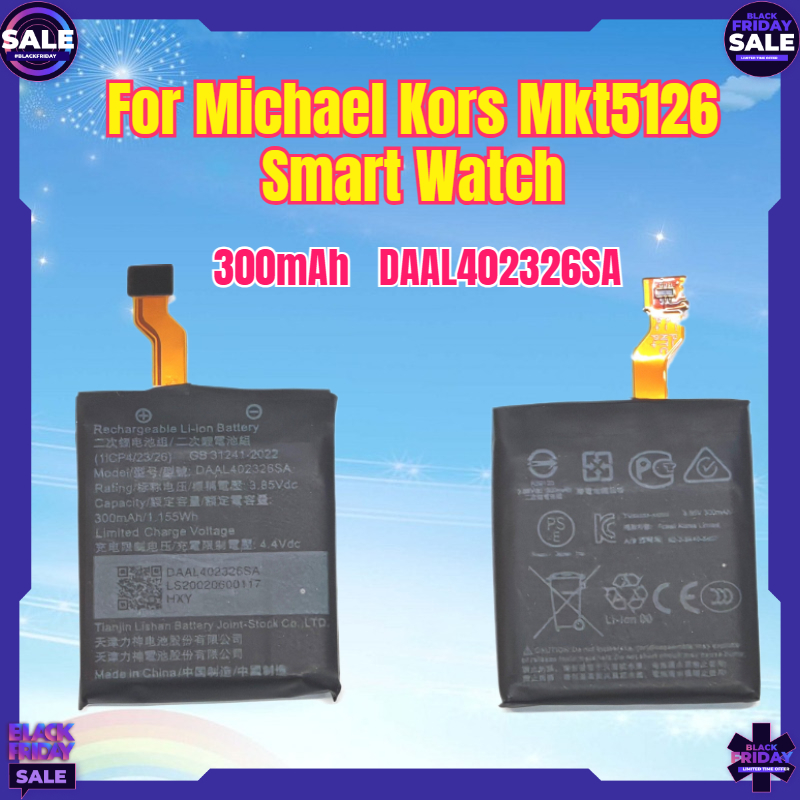 Nova Bateria de 300mAh DAAL402 - Smartwatch Watches Michael Kors avaliação e preço