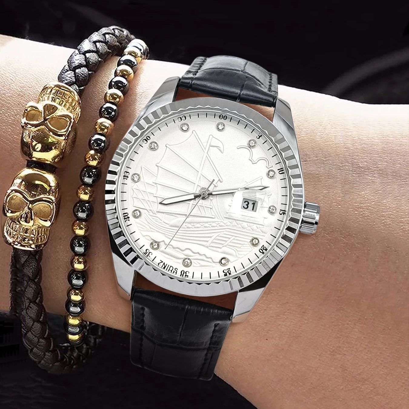 Relógios masculinos de luxo de - Smartwatch Watches Best Gift For Men avaliação e preço