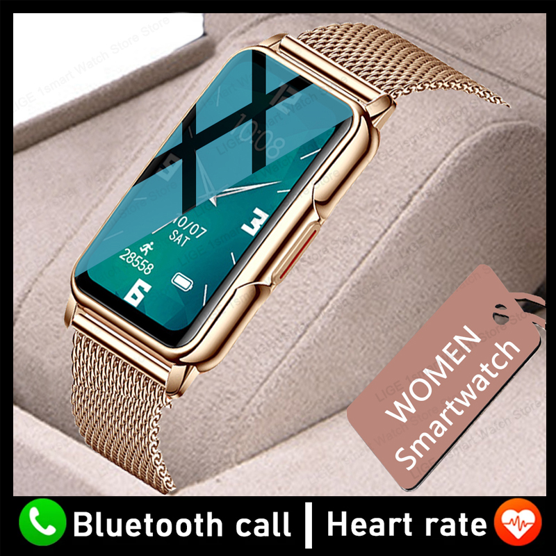 LIGE-Relógio Inteligente Imper - Smartwatch Watches Brands For Women avaliação e preço