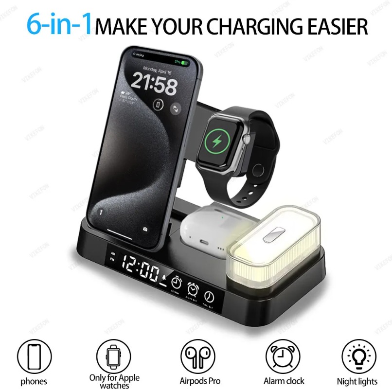 Carregador Sem Fio Removível 6 - Watch 7 Smartwatch Iphone avaliação e preço