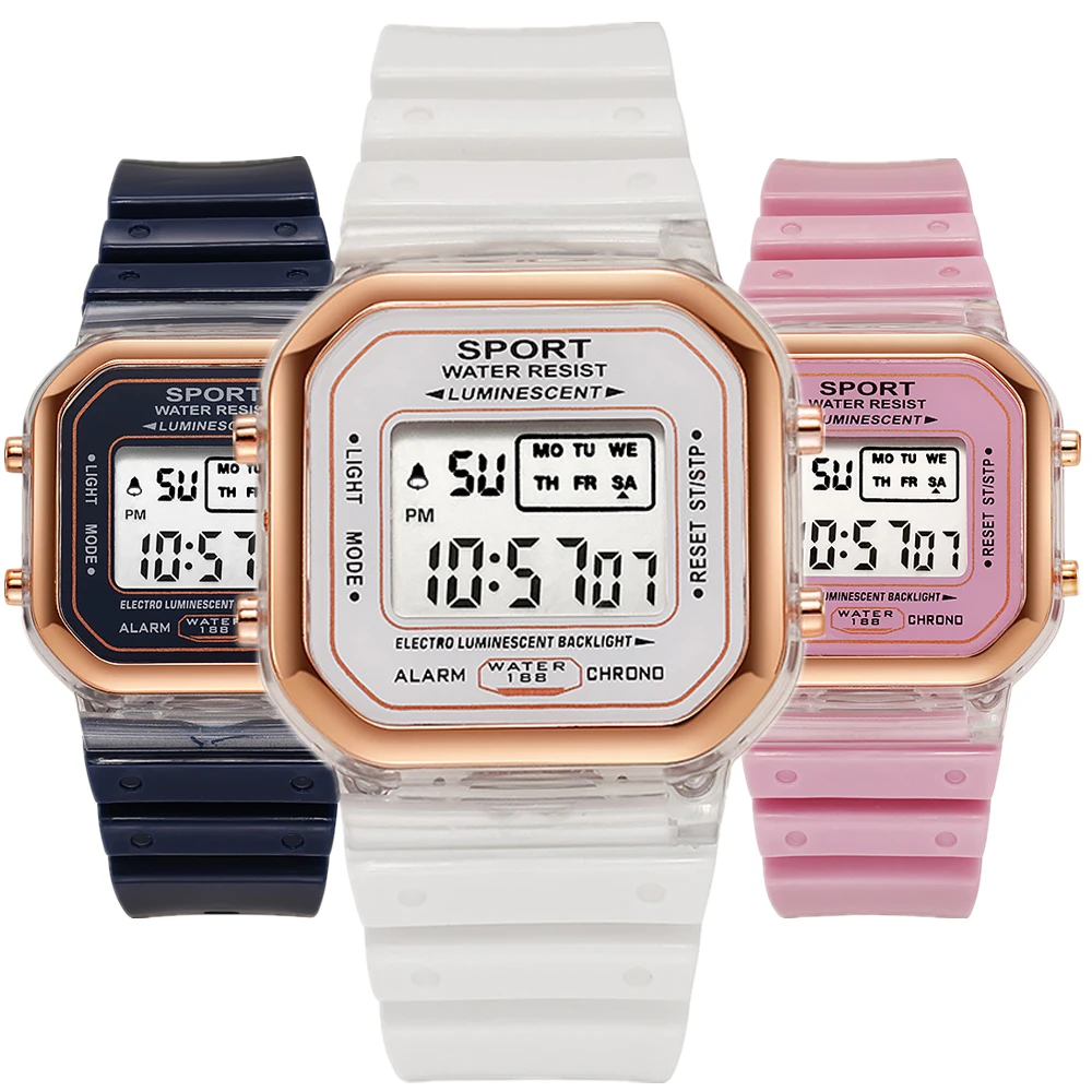 Marca de moda estudante transp - Chronograph Sport Watch avaliação e preço