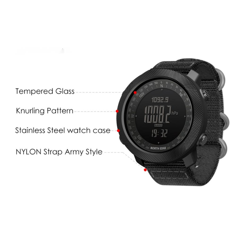 Relógios impermeáveis North Ed - Altimeter Compass Watch avaliação e preço