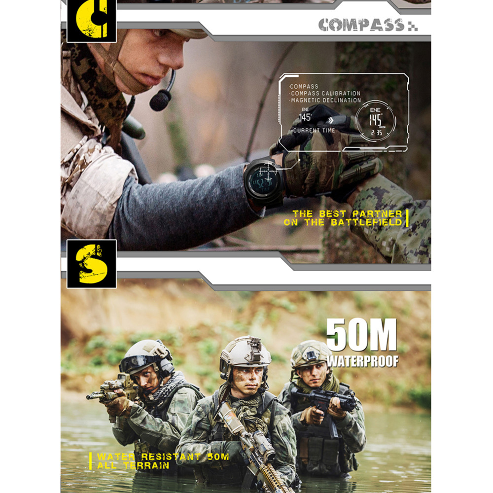 Relógios impermeáveis North Ed - Altimeter Compass Watch avaliação e preço