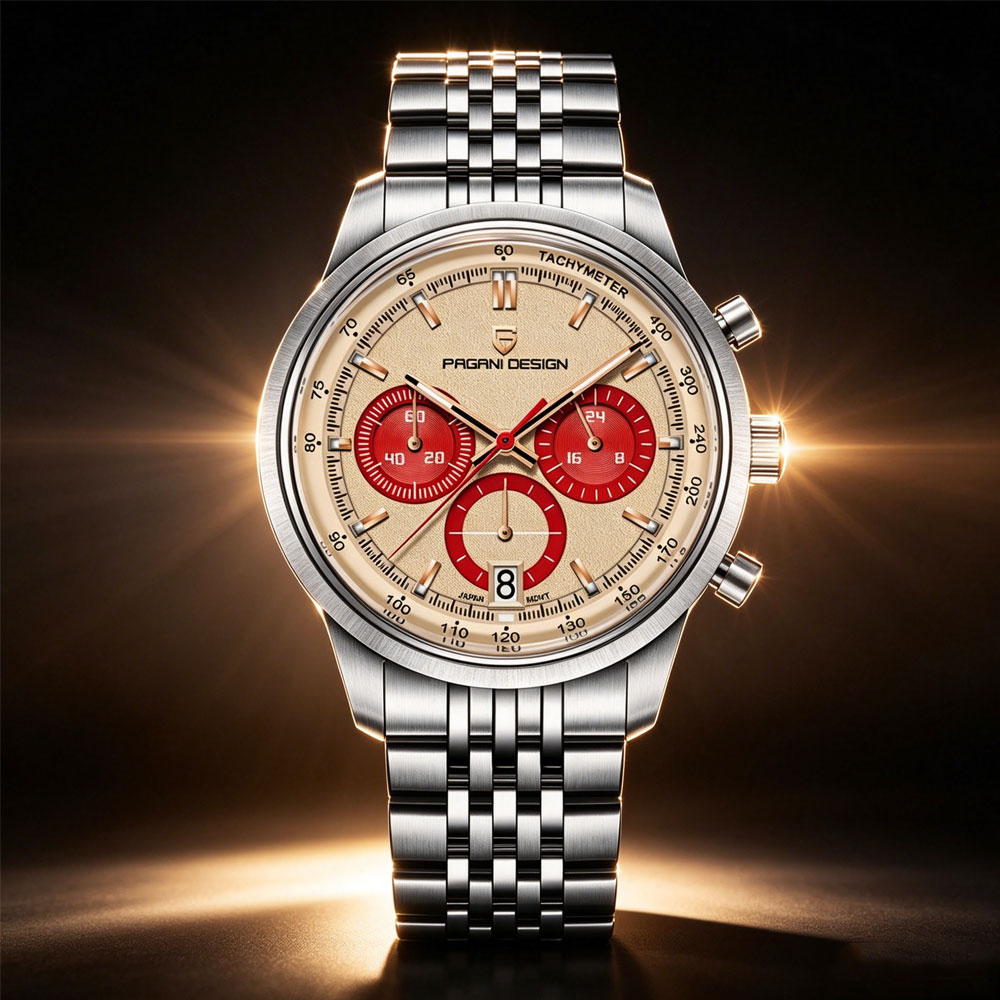 Relógio Masculino de Luxo PAGA - Chronograph Sport Watch avaliação e preço