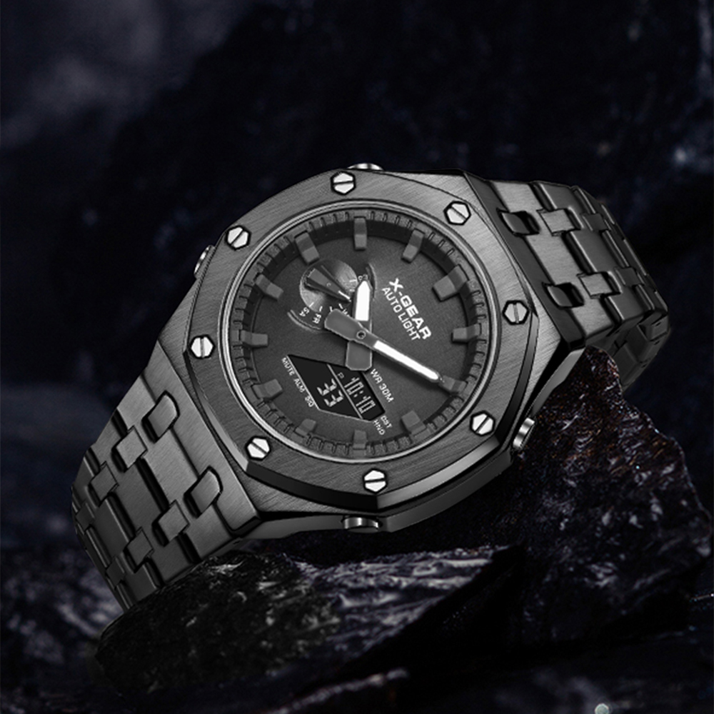 Relógio de Pulso Casual de Neg - Smartwatch Digital Watches For Men avaliação e preço