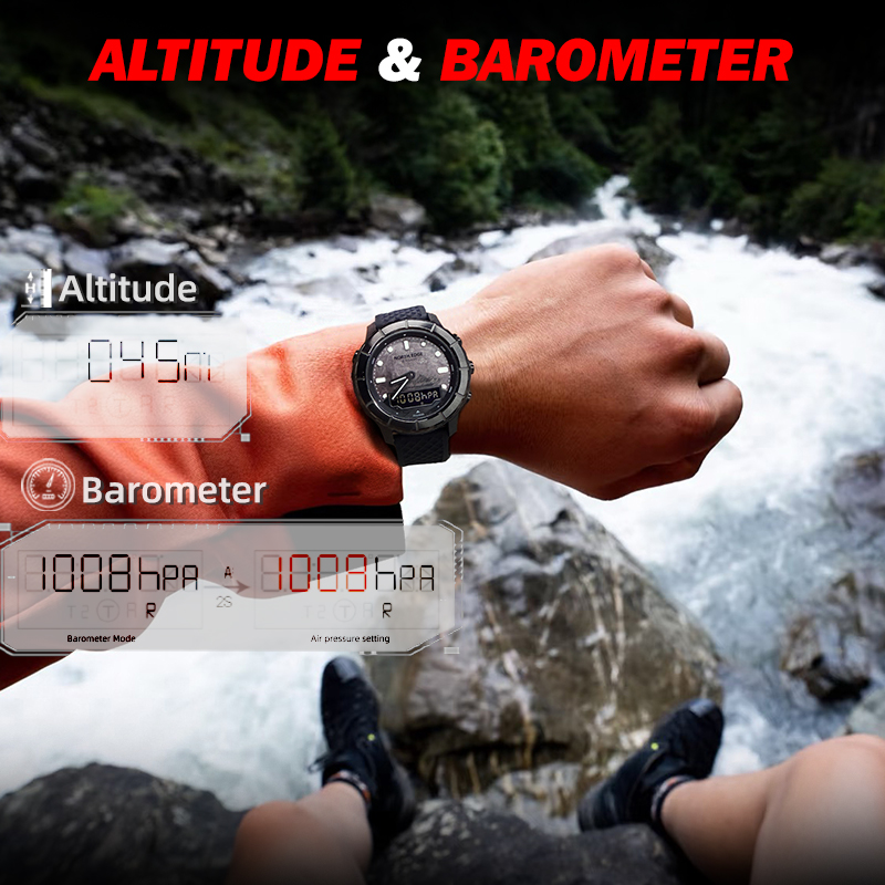 Relógio Digital Masculino NORT - Altimeter Compass Watch avaliação e preço