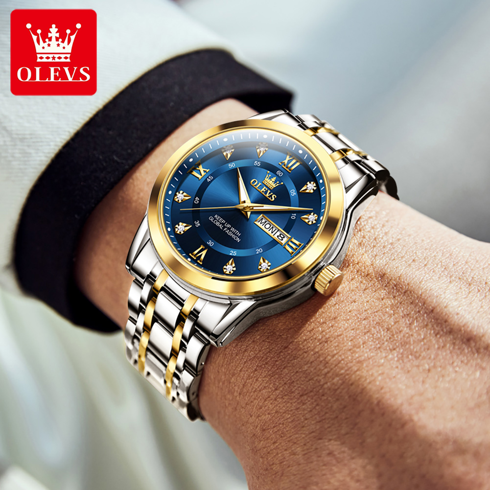 Olevs marca moda relógios masc - Smartwatch Watches For Men Brands avaliação e preço