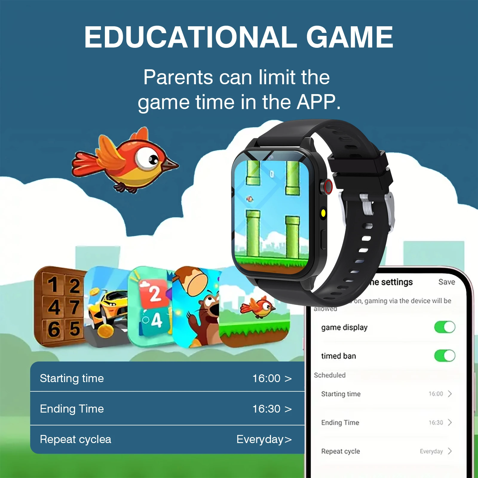 Relógio inteligente infantil c - Smartwatch Watches Boys avaliação e preço