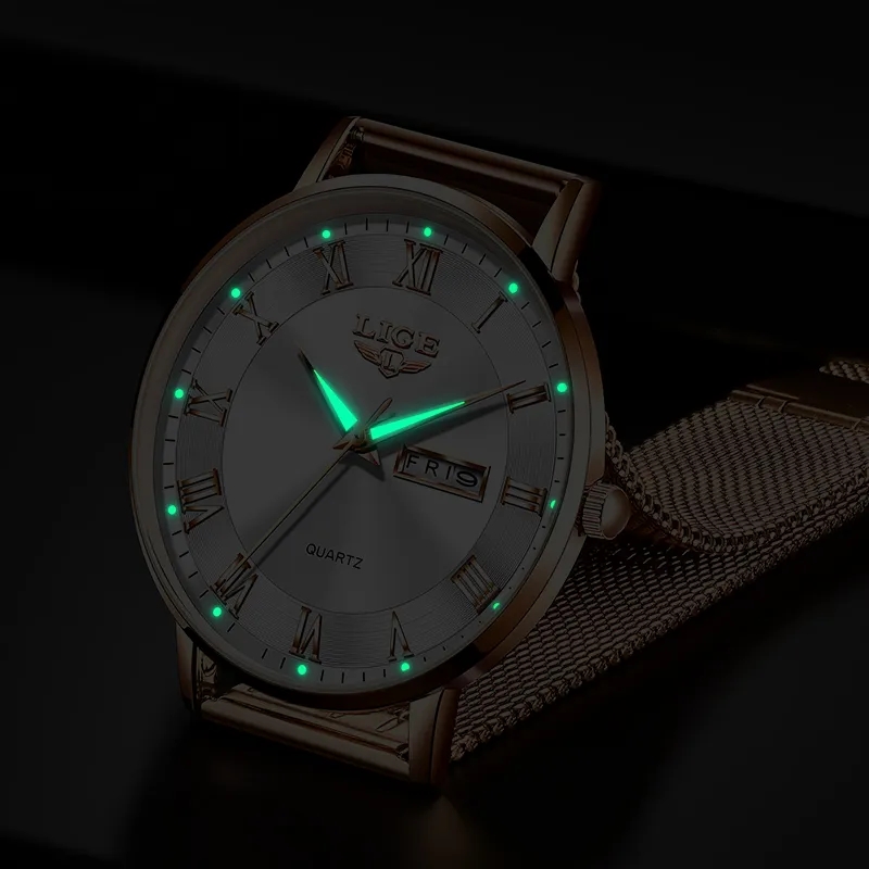Lige moda feminina relógio de  - Chronograph Sport Watch avaliação e preço