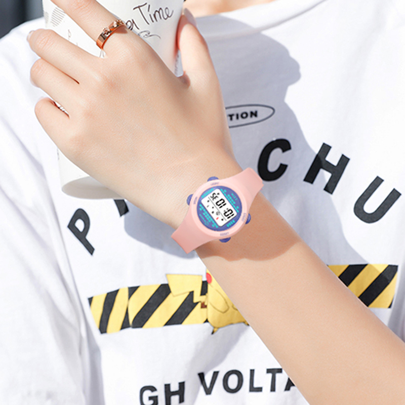 Relógio eletrônico infantil, r - Smartwatch Pink Watches For Kids avaliação e preço