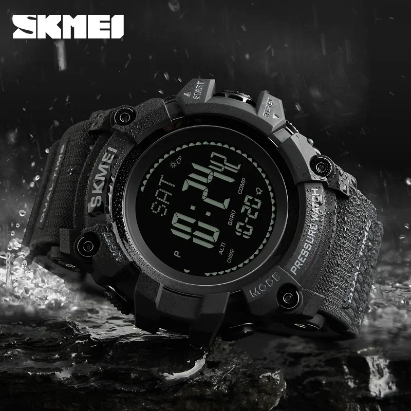 Skmei 1358 altímetro rastreado - Altimeter Compass Watch avaliação e preço