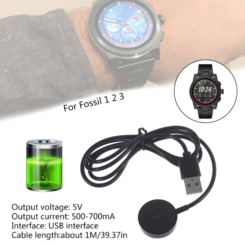 Adaptador de Carregador USB pa - Fossil Watches Smartwatch Charger avaliação e preço