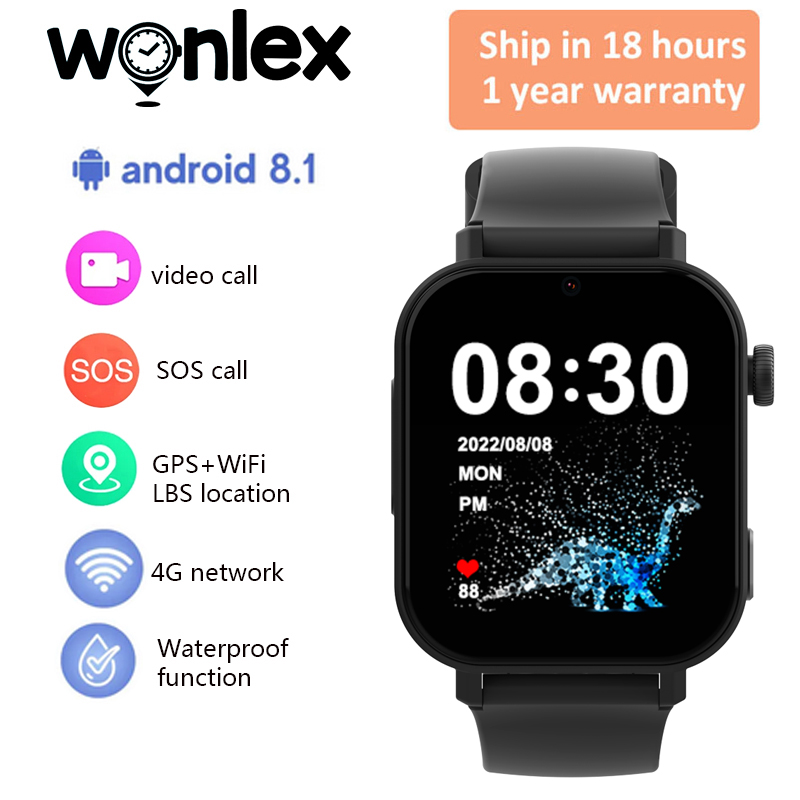 Wonlex kt36 4g relógio intelig - Smartwatch Watches For Boys avaliação e preço