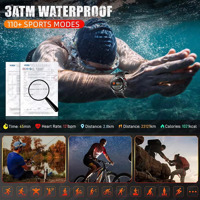 Relógio Inteligente Militar 54 - Altimeter Compass Watch avaliação e preço