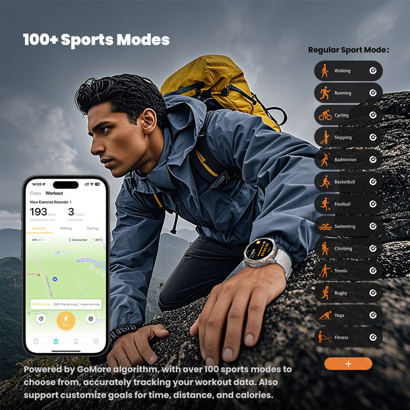 Novo Smartwatch TANK X3 Pro 20 - Altimeter Compass Watch avaliação e preço
