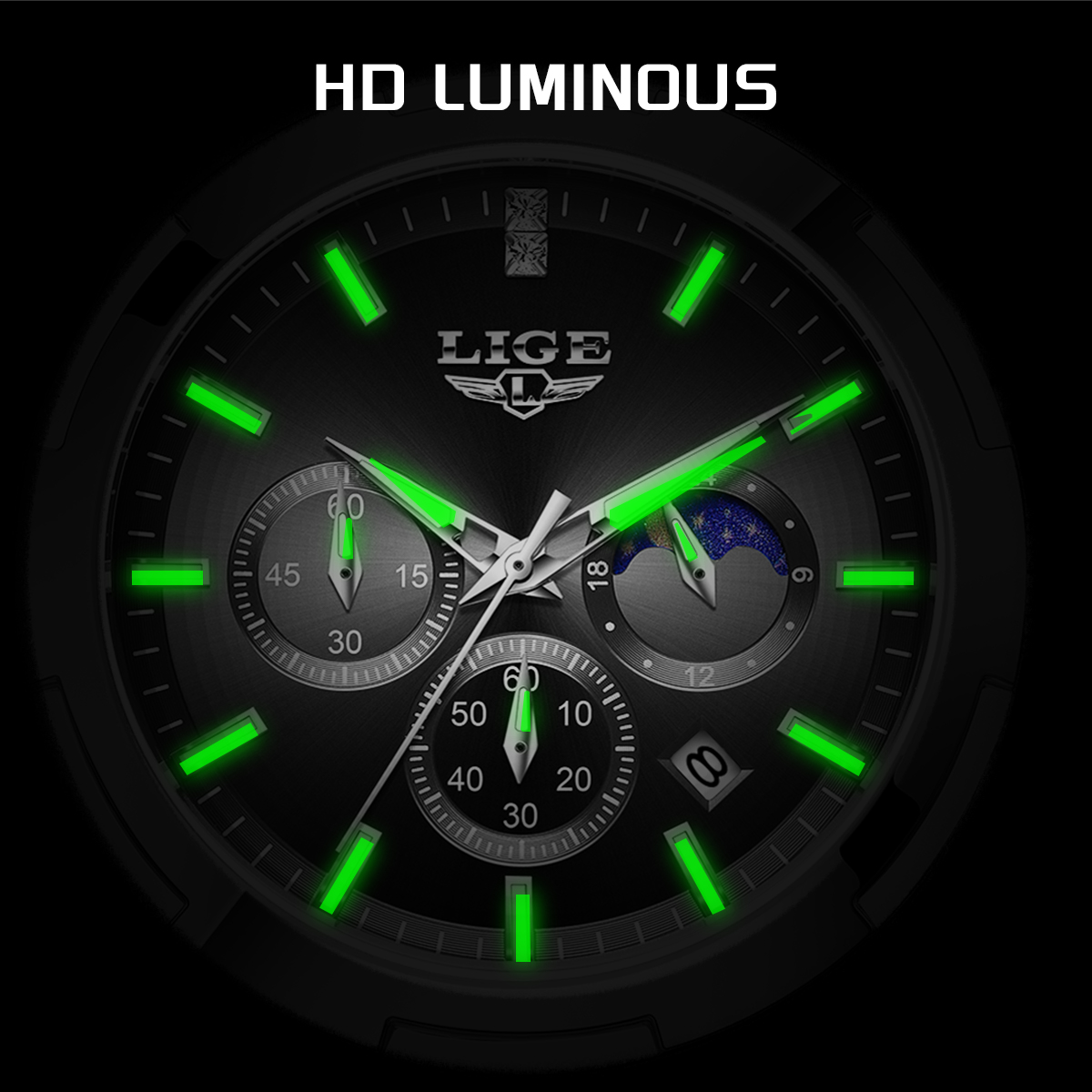 Relógio de Luxo LIGE para Mulh - Smartwatch Watches Brands For Women avaliação e preço
